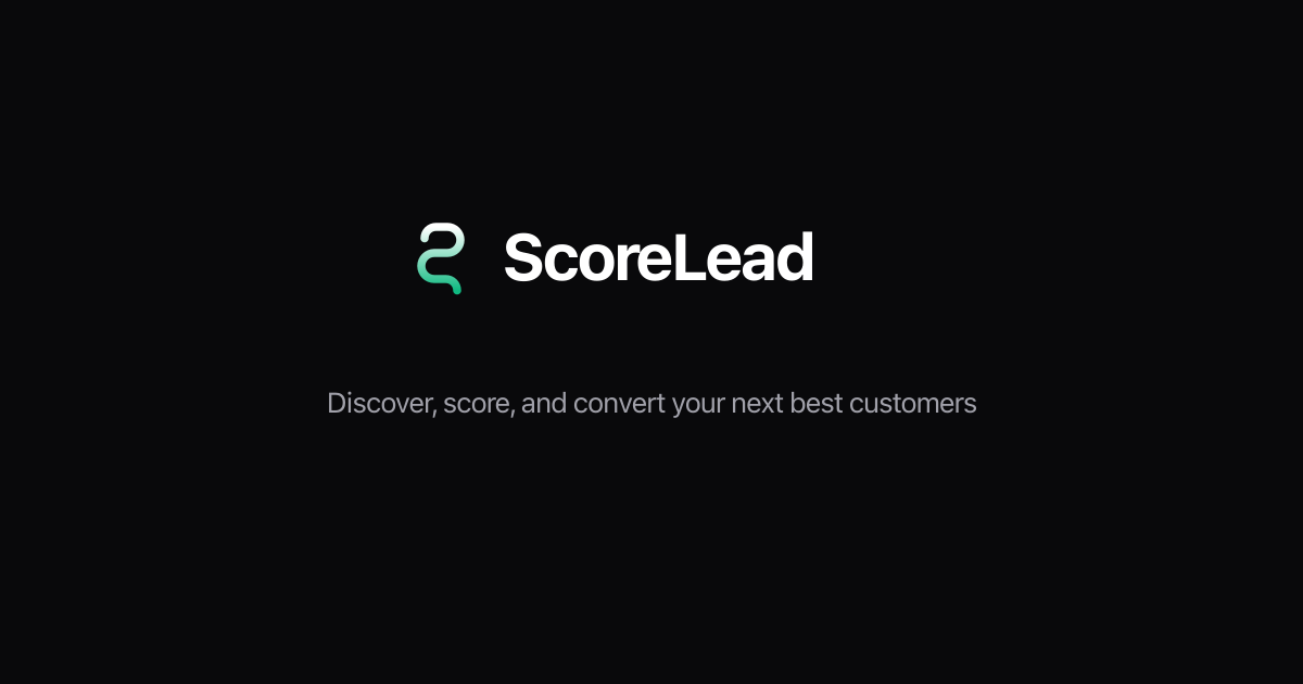 ScoreLead — official preview image